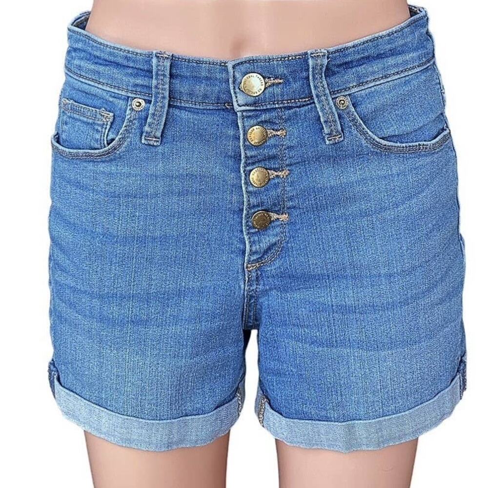 UNIVERSAL THREAD Denim Blue Jeans Shorts Button Fly ~ Women's Size 4 / 27